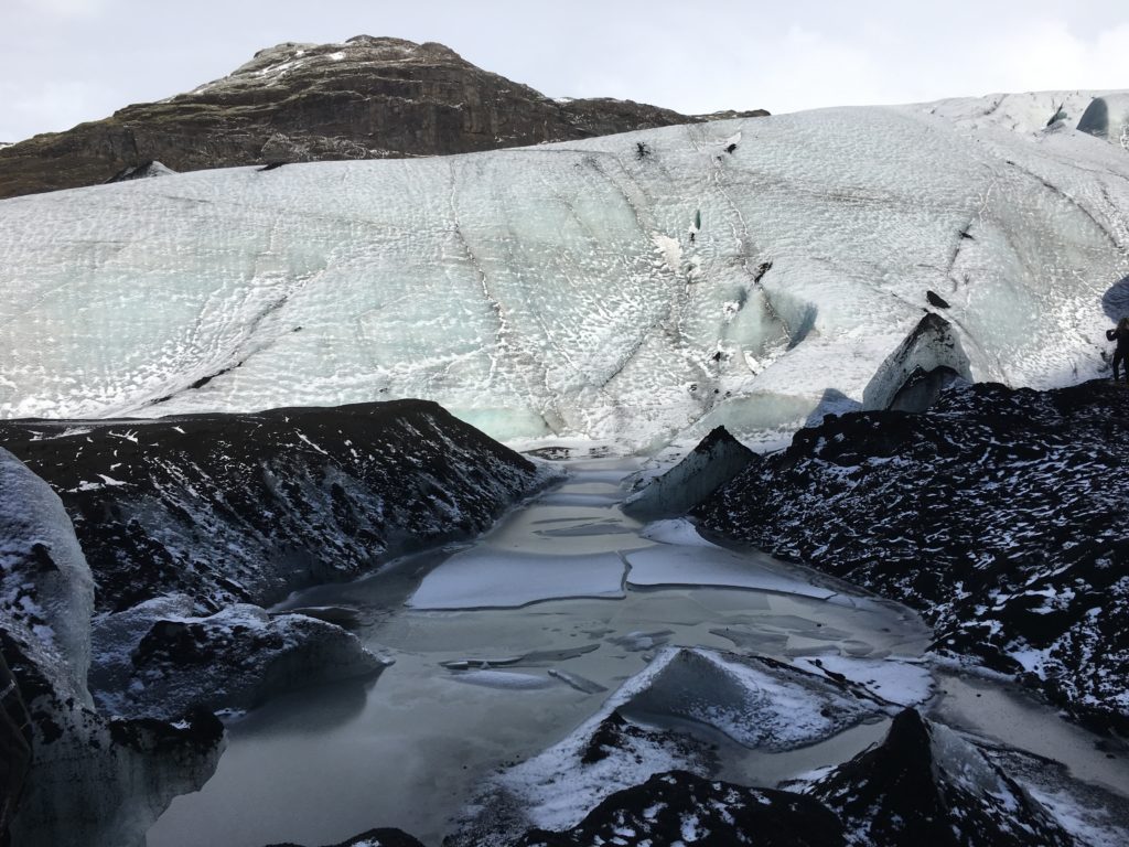 langue glacière Solheimajökull